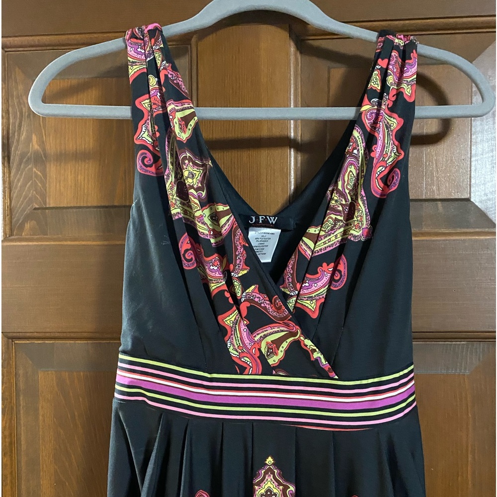 Multi-colored Maxi Dress with pockets